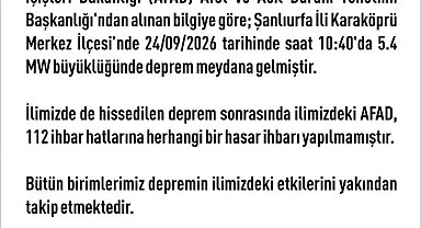 Elazığ Valiliği: "Herhangi bir hasar ihbarı yapılmamıştır"