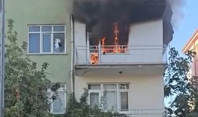 Elazığ'da ev yangını