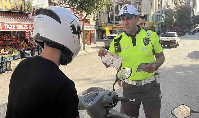 Elazığ'da motosiklet sürücülerine sıkı denetim