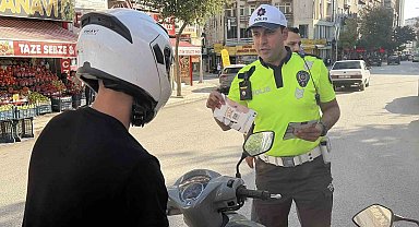 Elazığ'da motosiklet sürücülerine sıkı denetim