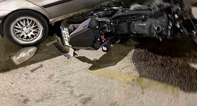 Elazığ'da otomobil ile motosiklet çarpıştı: 1 yaralı