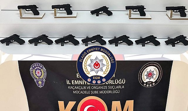 Elazığ'da ruhsatsız silah operasyonunda 2 tutuklama