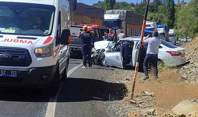 Elazığ'da trafik kazası: 1 yaralı