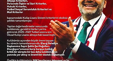 Elazığspor 3 puan silme cezasından kurtuldu