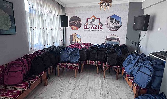 Elazizder'den 350 yetim ve öksüz öğrenciye kırtasiye desteği
