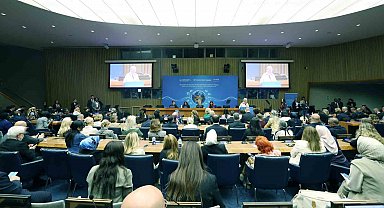 Emine Erdoğan, BM'de çocuklar için güvenli dijital sistemlerin inşasına ilişkin programda konuştu
