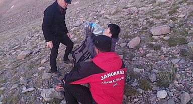 Erciyes Dağı'nda mahsur kalan yabancı uyruklu kişi kurtarıldı