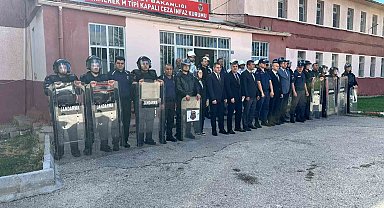 Ermenek M Tipi Ceza İnfaz Kurumunda tatbikat