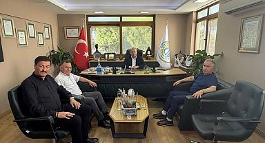 Ertaş'tan Ticaret Odasına ziyaret