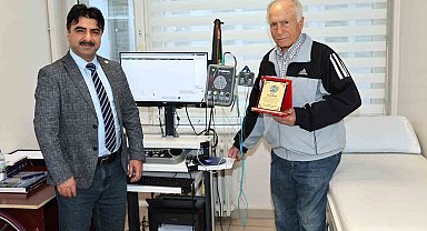 ERÜ Hastanelerine, hayırsever tarafından EMG cihazı bağışlandı