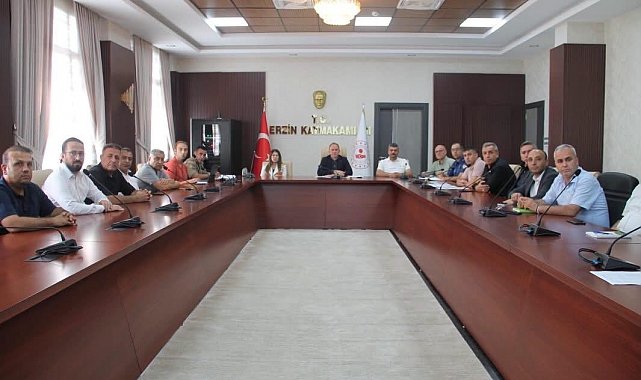 Erzin'de okul çevre güvenliği toplantısı gerçekleştirildi