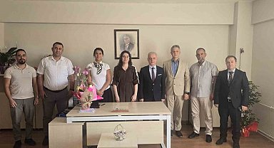 Erzincan 112 Başhekimliğine atanan Yılmaz'a hayırlı olsun ziyareti