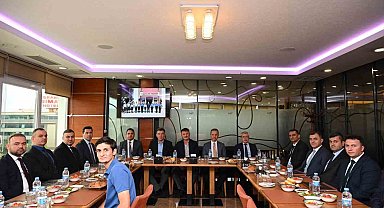 Erzincan Emniyet Müdürü Zafer Baybaba için veda yemeği düzenlendi