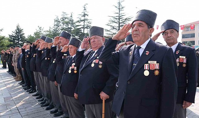 Erzincan'da 19 Eylül Gaziler Günü için tören düzenlendi