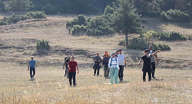 Erzurum'da doğanın kalbinde 15 kilometrelik yürüyüş