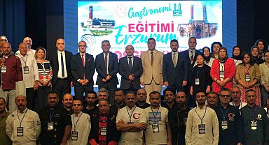 Erzurum'da gıda güvenliği, pişirme teknikleri ve toplu yemek üretimi zirvesi