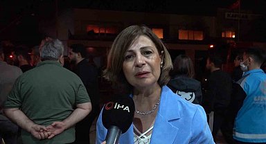 Eskişehir Büyükşehir Belediye Başkanı Ayşe Ünlüce: "Ekipler yangının yan taraflara sıçramaması için büyük bir gayret içinde"