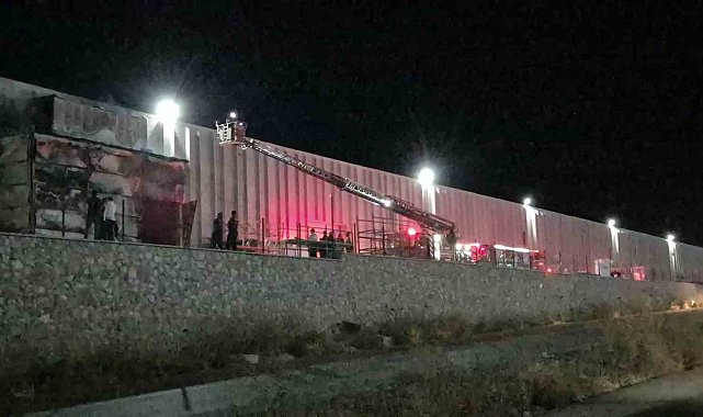 Eskişehir'de fabrika yangını