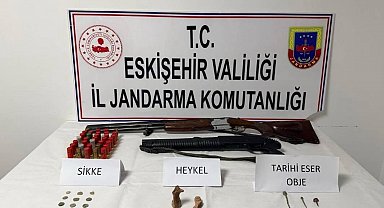 Eskişehir'de tarihi eser operasyonu: 1 şüpheli tutuklandı