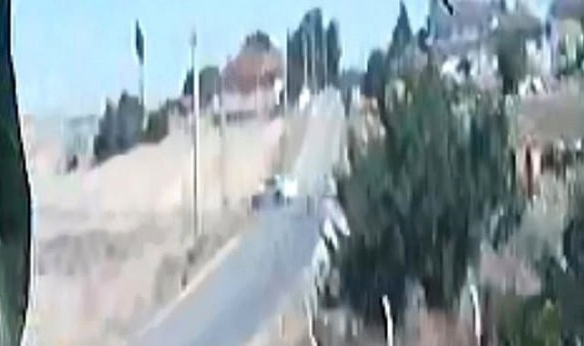 Eskişehir'deki 5 kişinin yaralandığı kazanın güvenlik kamerası görüntüleri ortaya çıktı