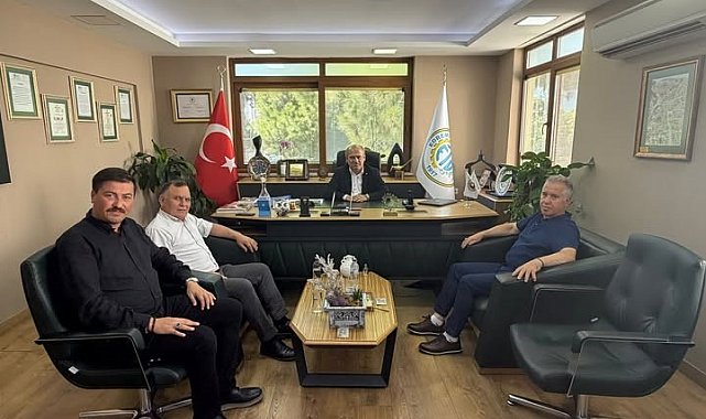 ETO geçmiş dönem başkanı Mehmet Ertaş'tan Edremit Ticaret Odası'na ziyaret