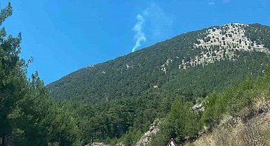 Fethiye'de orman yangını yangını kontrol altına alındı