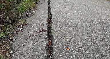 Fiber internet için kazılan yol kapatılmadı, köy sakinleri tepki gösterdi