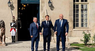 Fransa Cumhurbaşkanı Macron, Lübnan Cumhurbaşkanı Aoun ve Ürdün Kralı II. Abdullah'tan Paris'te Lübnan toplantısı