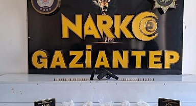 Gaziantep'te 3 kilo metamfetamin ele geçirildi: 1 gözaltı