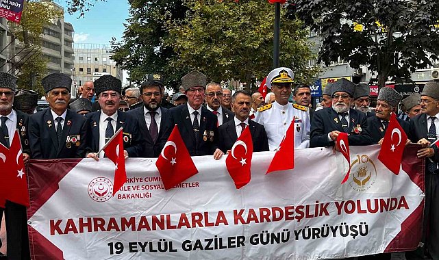 Gaziler Günü'nde kahramanlara vefa yürüyüşü