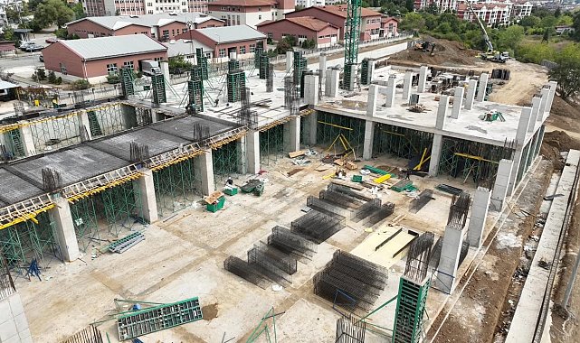 Geleceğin sporcularını yetiştirecek tesis yükseliyor