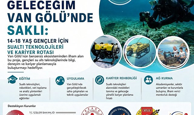 Gençler Van Gölü'nün derinliklerini MicroROV'larla keşfedecek
