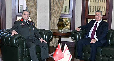 Genelkurmay Başkanı Bayraktaroğlu, KKTC Başbakanı Üstel ile görüştü