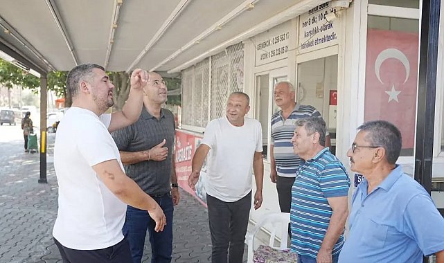 Germencik'te belediye çalışmaları sahada incelendi