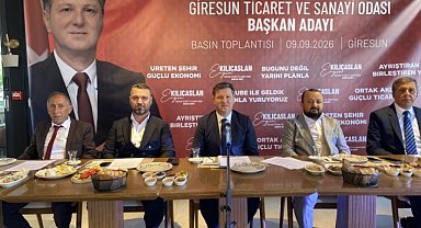 Giresunlu iş insanı Ergin Kılıçaslan GTSO Başkanlığı'na adaylığını açıkladı