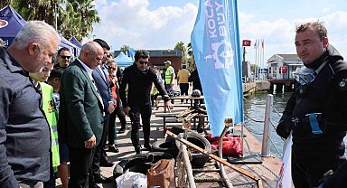 Gönüllüler farkındalık için sahaya indi: 1 ton atık toplandı