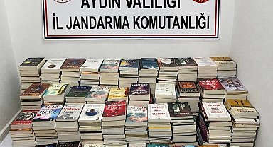Güzelçamlı'da 658 adet bandrolsüz kitap ele geçirildi