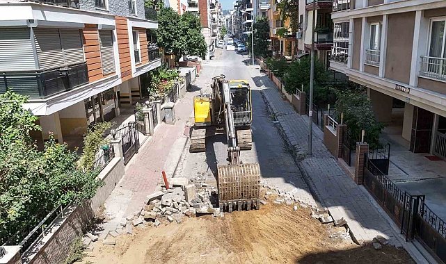 Güzelhisar'da yollar yenileniyor