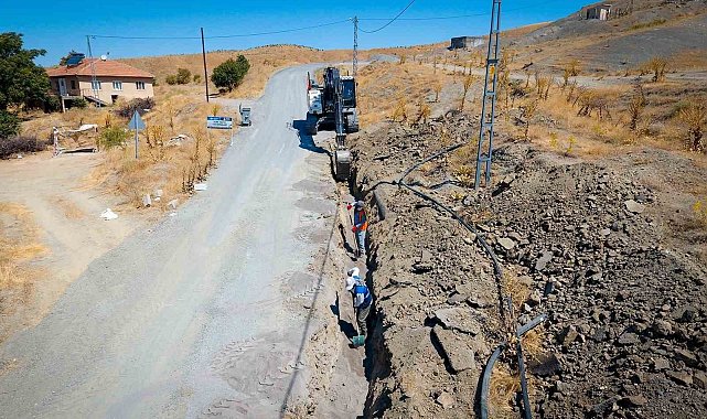 Hacı Yusuflar Mahallesi içme suyu hattında sona doğru