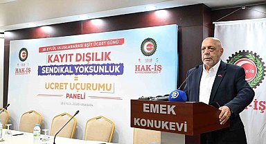 HAK-İŞ Başkanı Arslan: "18 Eylül'ü her yıl daha geniş kapsamlı şekilde konuşmaya devam edeceğiz"