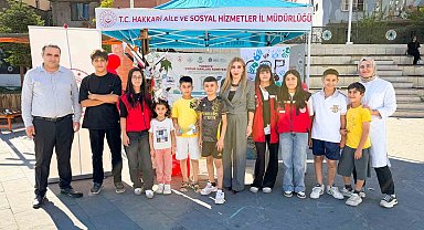 Hakkâri'de çocuklar iklim değişikliğine karşı bilgilendirildi