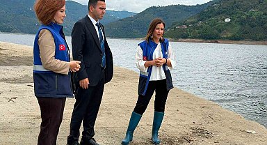 Hasan Uğurlu Baraj Gölü'ne 250 bin yavru sazan bırakıldı