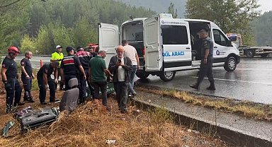 Hastaneden taburcu oldu, dönüş yolunda kazada öldü