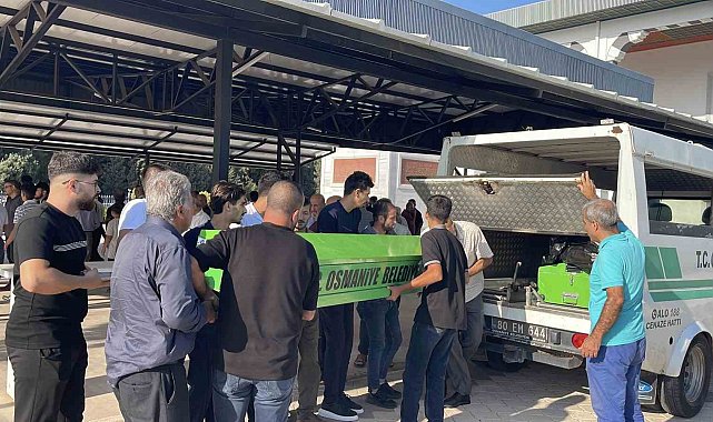 Hatay'da eşi tarafından vurulan Emine Çil, Osmaniye'de son yolculuğuna uğurlandı