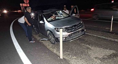 Hisarcık'ta iki otomobil çarpıştı: 2 yaralı