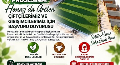 Honaz'da Kar-Ova Projesi için başvurular başladı