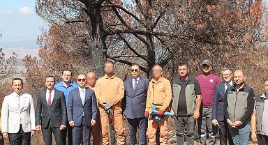 Hükümlüler ormanların yeniden yeşertilmesi için sahada