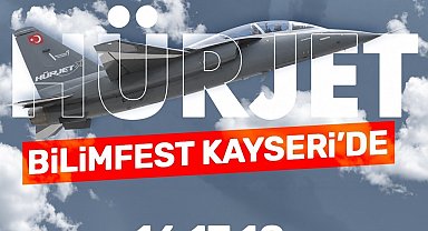Hürjet ve Türk Yıldızları, 8. Bilimfest Kayseri'de gökyüzü tutkunları ile buluşacak