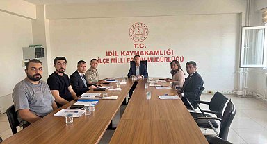 İdil'de 'eğitimde güvenlik ve koordinasyon toplantısı' gerçekleştirildi