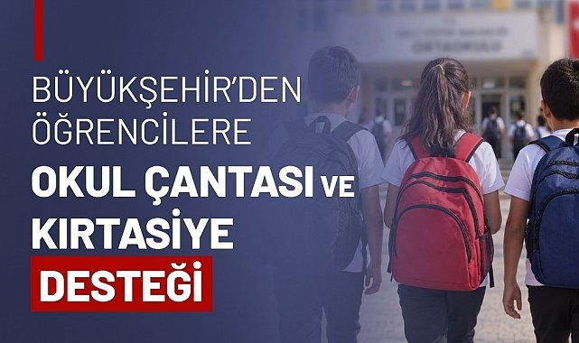 İhtiyaç sahibi öğrencilere okul çantası ve kırtasiye desteği